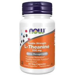 L-Theanine L-teanina podwójna moc 200mg 60 kapsułek