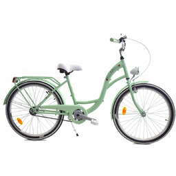 Rower miejski damski z przerzutkami DALLAS BIKE 26
