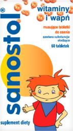 Sanostol, dla dzieci od 4 lat, 60 tabletek