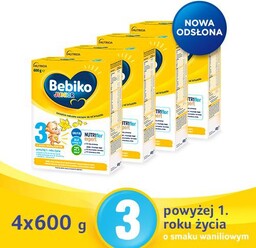 Zestaw Bebiko Junior 3 NUTRIflor Expert Odżywcza formuła