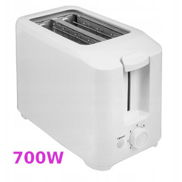 Toster 700W biały opiekacz
