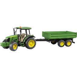 Traktor z przyczepą John Deere 5115 M Bruder