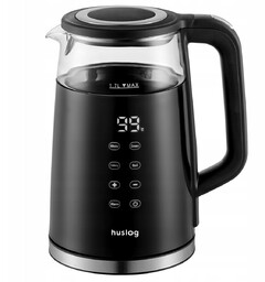 Czajnik elektryczny czarny 1,7L 2200W Huslog, dotykowy panel