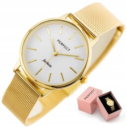 ZEGAREK DAMSKI PERFECT LUNA +BOX +GRAWER klasyczny bransoletka