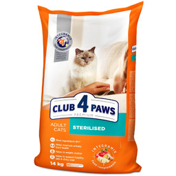 Club4Paws Premium Sterilised Kurczak 14kg sucha karma