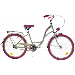 Rower miejski damski z przerzutkami DALLAS BIKE 26