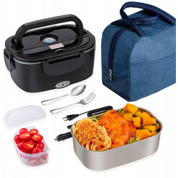 Elektryczny Lunch Box Podgrzewacz Obiad 12/24V 60W 1500ML