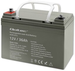 QOLTEC Akumulator 53084 36Ah 12V Do 20 rat
