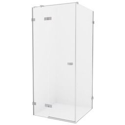 Chromowana kabina prysznicowa lewa 80x100 EXK-1461 Avexa New