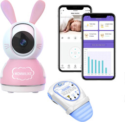 Inteligentna niania MOMWILIKE A.I. + Monitor Oddechu Snuza