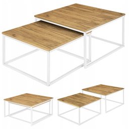 Stoliki Kawowe 2w1 Stół Ława Zestaw Dwóch Stolików