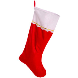 Skarpeta na prezenty czerwona - 90 cm -