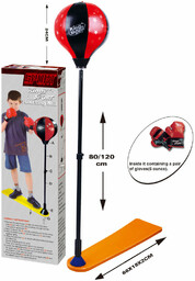 Gra zręcznościowa zestaw bokserski mały bokser gruszka, KinderSafe