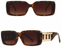 Maxair Damskie okulary przeciwsłoneczne z filtrem UV400 panterkowe