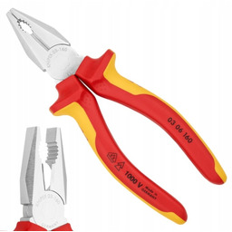Szczypce uniwersalne 160 mm chromowane 1000 Knipex