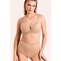 Biustonosz usztywniany z fiszbinami balkonetka szerokie ramiączka Scarlett