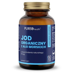 PUREO Health Jod organiczny z alg morskich, 60