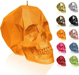 Candellana Świeca mała czaszka Low Poly wysokość: 7,5