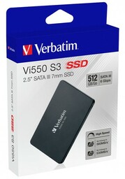 Dysk SSD wewnętrzny Verbatim Vi550 S3 512GB 2.5"