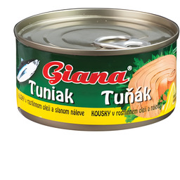 GIANA Tuńczyk w oleju roślinnym 48 x 170