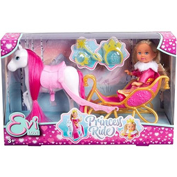 Simba 105733701 Evi Love Księżniczkowa przejażdżka, konik