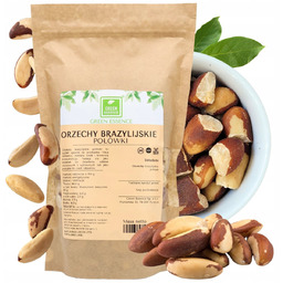 Orzechy brazylijskie połówki 500 g - naturalne kawałki