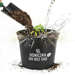 Doniczki do Rozsady Doniczka Produkcyjna Ø23cm 5L czarna