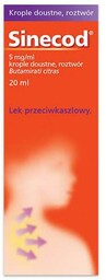 Sinecod krople 5mg/1ml - 20ml