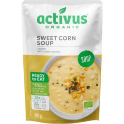Activus Organiczna zupa ze słodkiej kukurydzy 10 x