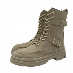 Buty dziecięce skórzane zimowe botki Friboo rozmiar 38