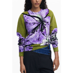 DAMSKI SWETER FIOLETOWY DESIGUAL
