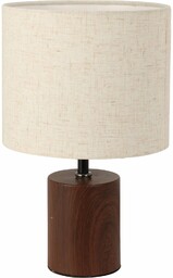 Home Styling Collection Lampka na stół z materiałowym