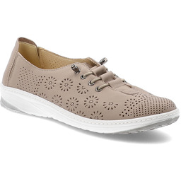 Wasak Szare Półbuty Damskie Obuwie Na Stopy Wrażliwe