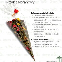 Biały nektar (Pakowanie ozdobne, Rożek celofanowy 35 g)