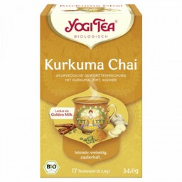 Kurkuma Chai Bio Herbata Yogi Tea, 17 torebek