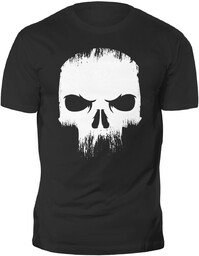 Punisher Skull Koszulka Na Siłownię Trening Marvel