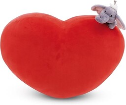 NICI poduszka Słoń LOVE w kształcie serca 42x27cm