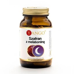YANGO Szafran z melatoniną, 60 kaps.