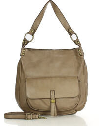 Torebka worek skóra naturalna hobo bag - MARCO