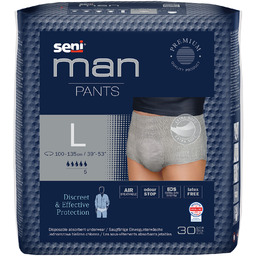 Seni Man Pants L Bielizna chłonna dla mężczyzn,