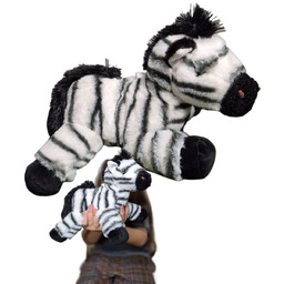 Maskotka Pluszowa ZEBRA 28 cm Pluszak Przytulanka ZOO