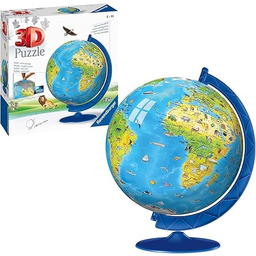 Ravensburger Puzzle 3D 12338 Ravensburger Dziecinny Globus 180