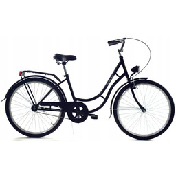 Rower miejski z bagażnikiem DALLAS BIKE 26 cali