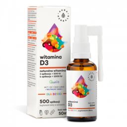 Witamina D3 dla Dzieci, MCT, Aerozol, Aura Herbals,