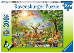 Ravensburger PUZZLE DLA DZIECI: 200 LEśNE ZWIERZęTA
