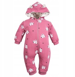 Kombinezon przejściowy Bs dres jagodowy r. 80