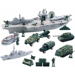 Lotniskowiec Baza Wojskowa Zabawka Zestaw Duży Samoloty Statki