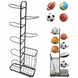 Stojak Na 7 Piłki Metal Zakupowosklep Regał