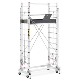 Rusztowanie aluminiowe jezdne wysuwane HIGHER 2x13