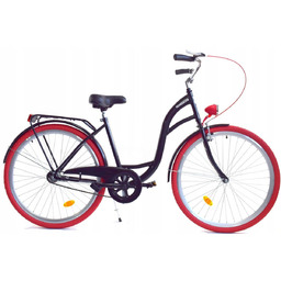 Rower miejski damski z przerzutkami DALLAS BIKE 26